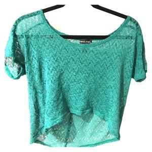 Wet Seal high-low flowy top